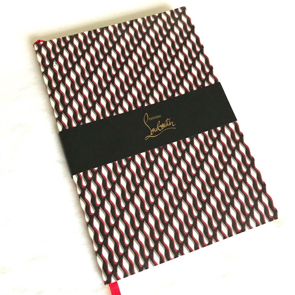Christian Louboutin Logo Journal Notebook ❤️🤍🖤